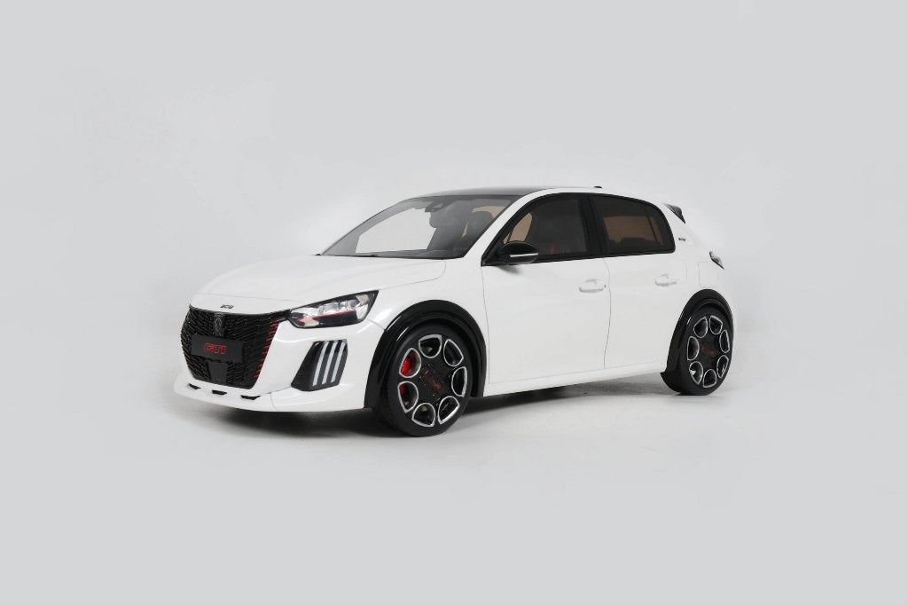 OttoMobile 1:18 Peugeot E-208 GTI white 2026