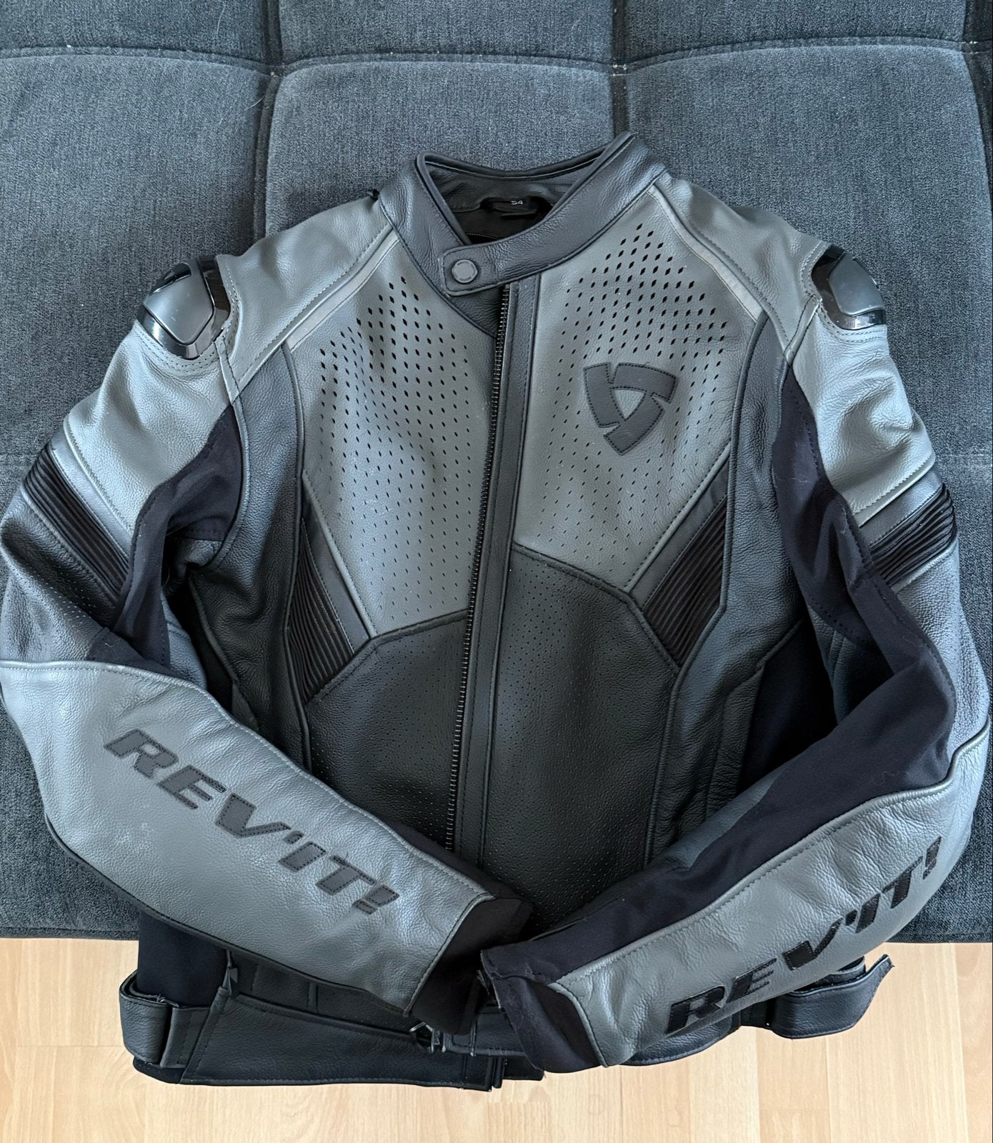 Revit Matador motorjas (m.54) + rugprotector + cooling vest, Motoren, Heren, Jas | leer, Ophalen of Verzenden, Rev'it