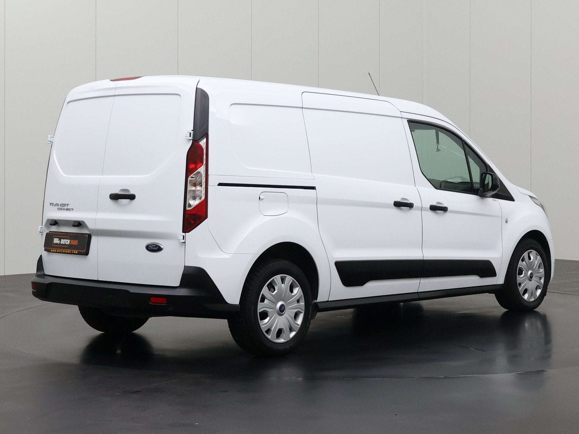 Ford Transit Connect 100Pk Lang Business Benzine | Airco | C, Gebruikt, Wit, Handgeschakeld, Multifunctioneel stuurwiel