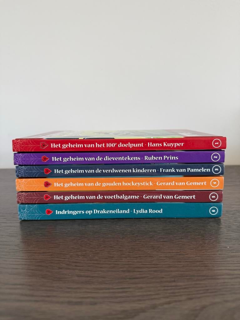 Taptoe spannende kinderboeken - 6 delen, Ophalen of Verzenden, Gelezen, Fictie algemeen