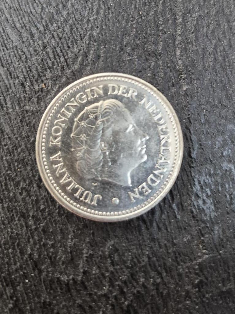 2.5 gulden 1979 Nederlandse Antillen 98000 in circulatie, Postzegels en Munten, Munten | Nederland, Ophalen of Verzenden, Koningin Juliana
