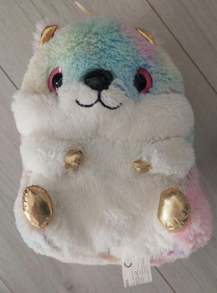 Hamster knuffel, 20 cm, Ophalen of Verzenden, Zo goed als nieuw, Overige typen