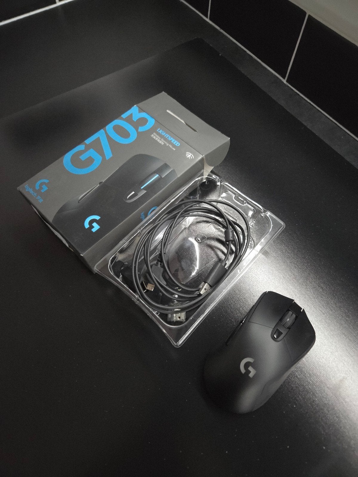 Logitech G703 Lightspeed Gaming Muis - Zo goed als nieuw, Computers en Software, Rechtshandig, Muis, Ophalen of Verzenden, Zo goed als nieuw