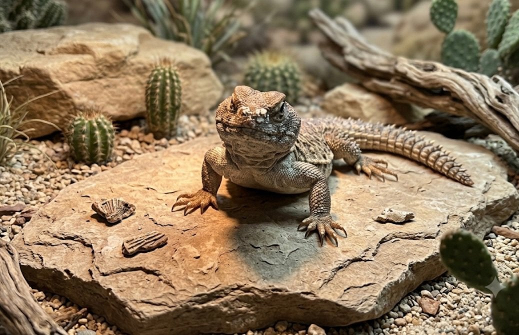 Uromastyx nigriventris flame 0.0.2, Hagedis, 0 tot 2 jaar