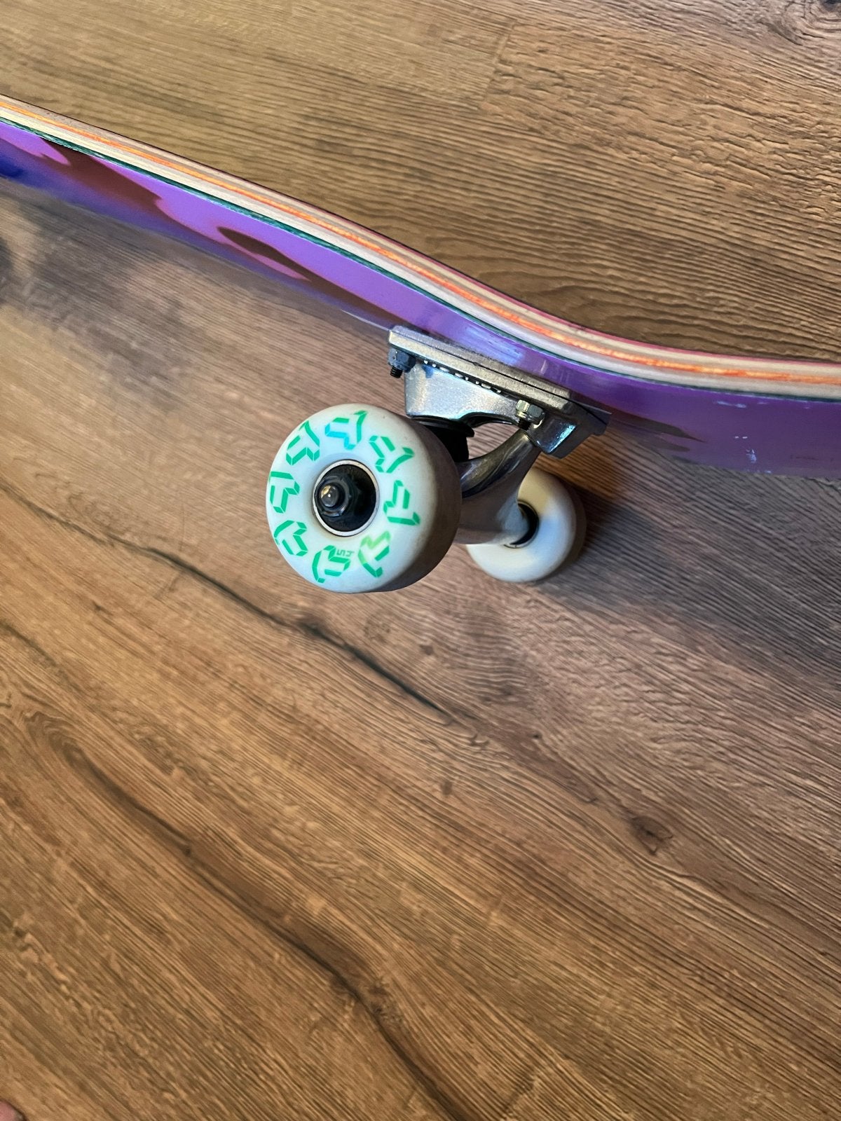 Skateboard met Dragon Ball Z Goku Black design, Ophalen of Verzenden, Gebruikt, Skateboard