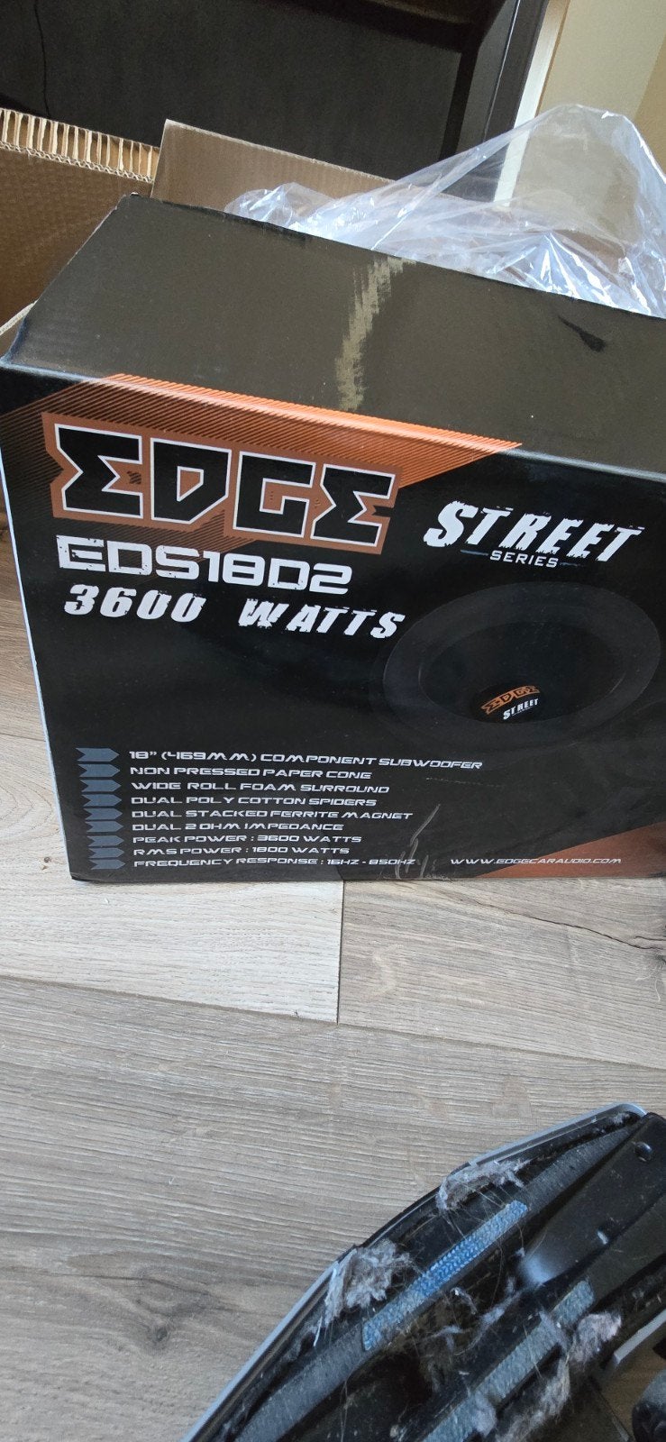 EDGE 18" Subwoofer 1800W RMS / 3600W Piek, Auto diversen, Ophalen of Verzenden