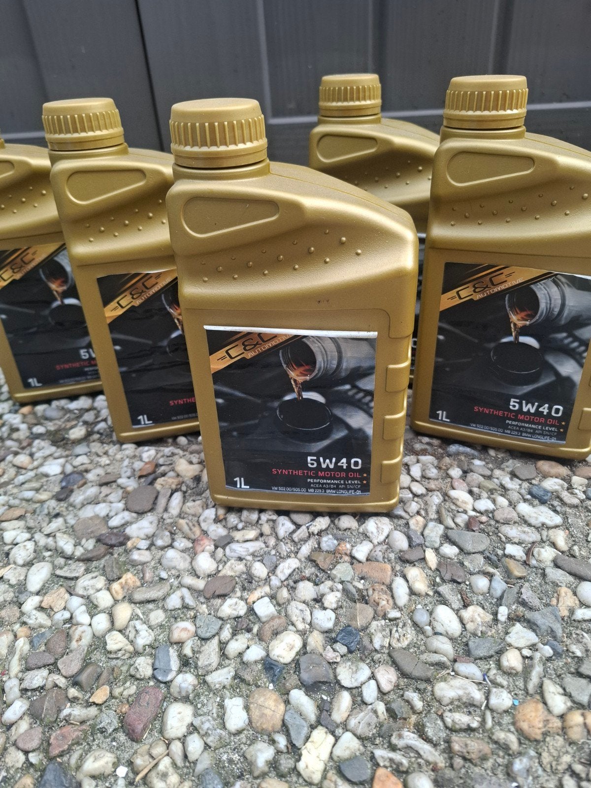 Motor olie 5w40 .5 x 1 liter .., Ophalen