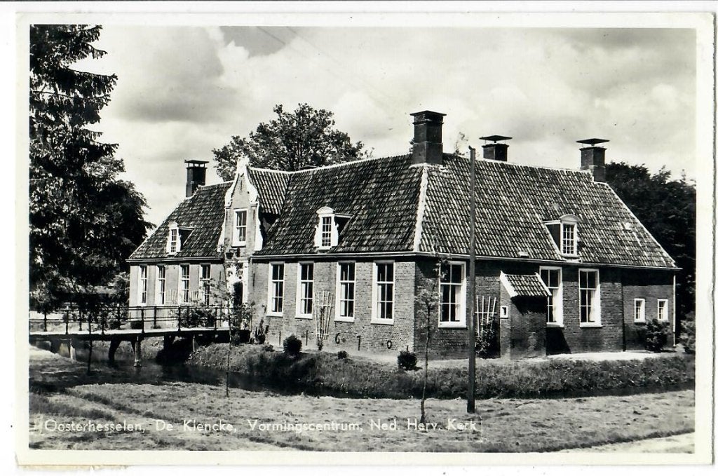 Oosterhesselen - De Klencke Vormingscentrum N.H. Kerk (3), Verzamelen, Verzenden, 1940 tot 1960, Ongelopen, Drenthe