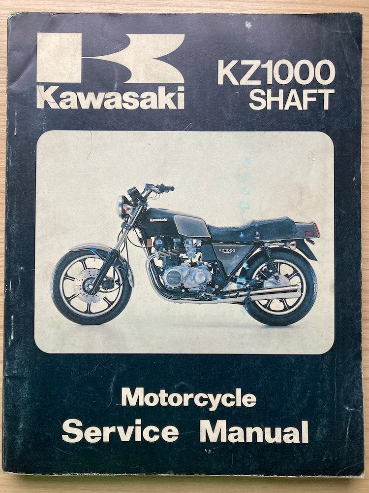 Kawasaki KZ1000 Shaft 1979-1980 Service Manual, Ophalen of Verzenden, Kawasaki