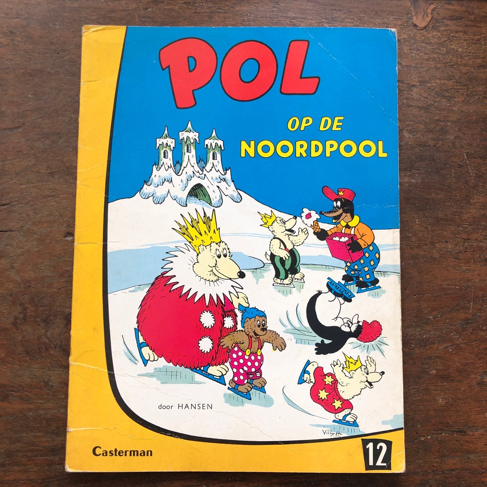 Pol op de Noordpool - Stripboek Casterman, Eén stripboek, Ophalen of Verzenden, Zo goed als nieuw