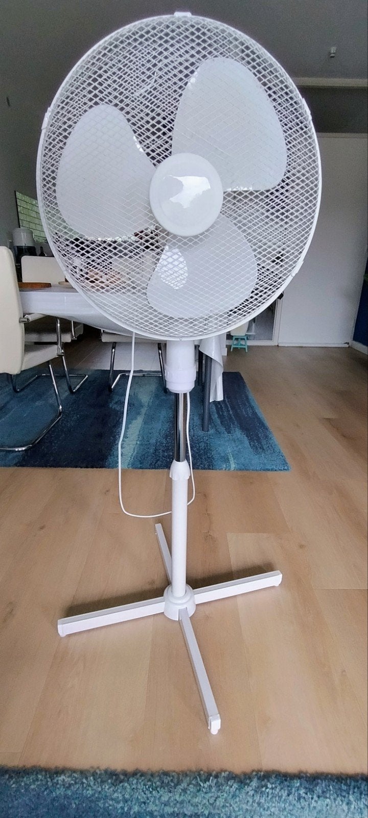 Blokker Statiefventilator Wit met Timerfunctie, Ophalen