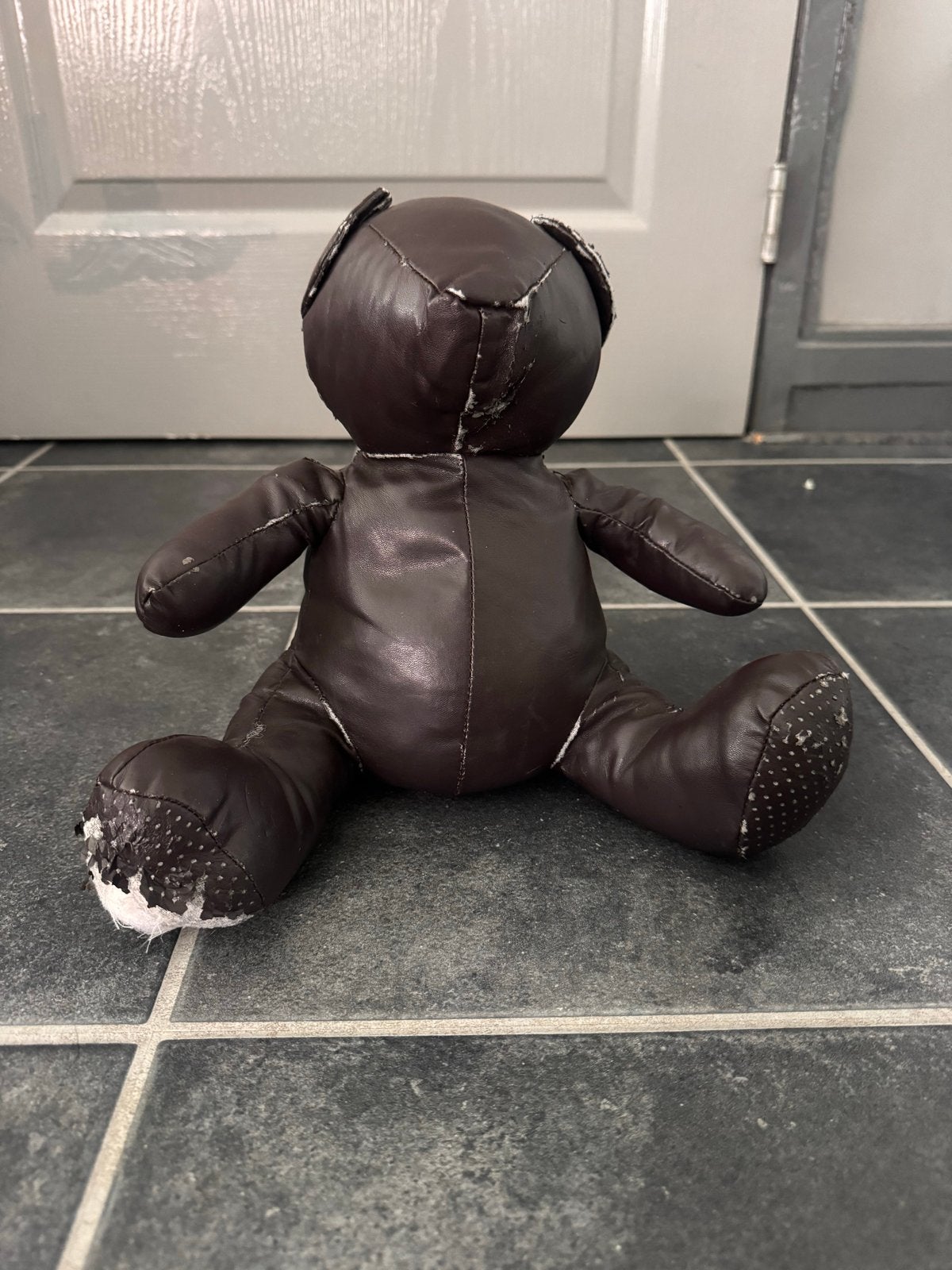 Zware bruine teddybeer - Deurstopper, Gebruikt, Beer, Ophalen of Verzenden, Bruin