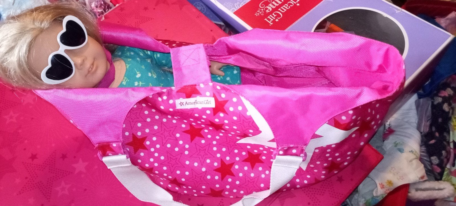 American Girl poppen draagtas, AG doll bag, Ophalen of Verzenden, Zo goed als nieuw, Overige typen