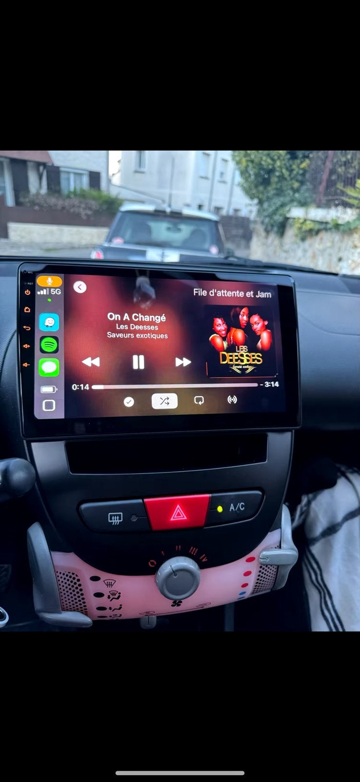 Peugeot 107 apple carplay android citroen c1 toyota aygo, Ophalen of Verzenden, Zo goed als nieuw
