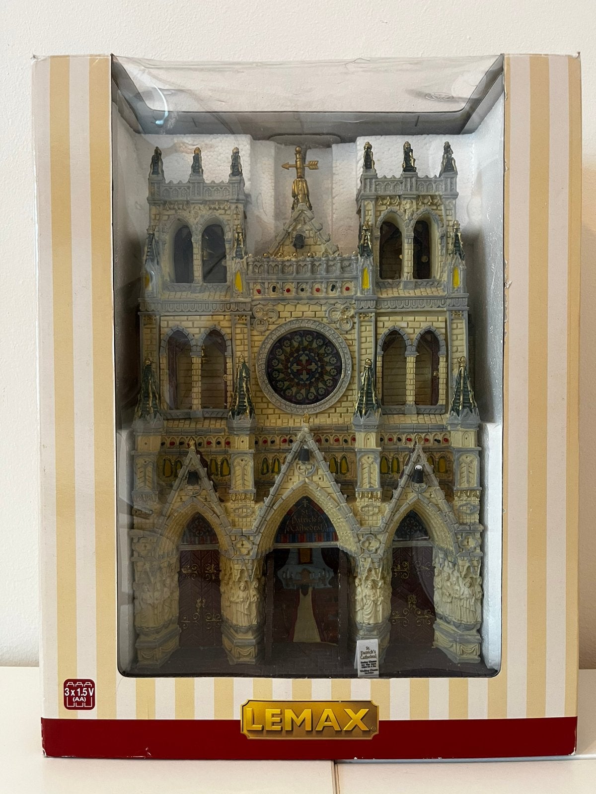 Lemax Facade St. Patricks Cathedral, Diversen, Ophalen of Verzenden, Gebruikt