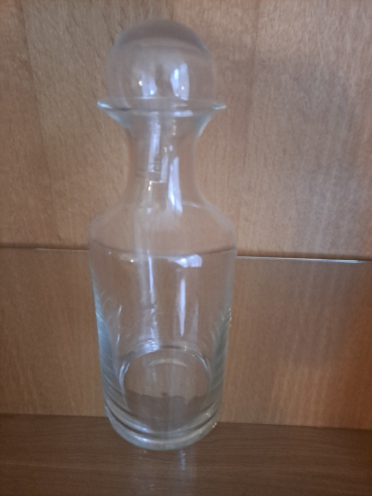 Glazen karaf met stop, Antiek en Kunst, Ophalen of Verzenden