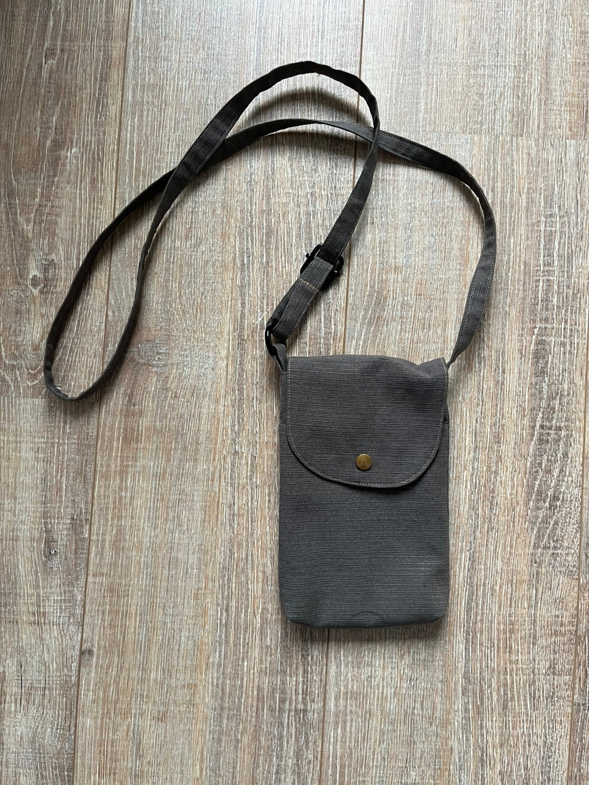 Telefoon tasje - 2 vakjes, Ophalen of Verzenden, Nieuw, Bruin, Schoudertasje