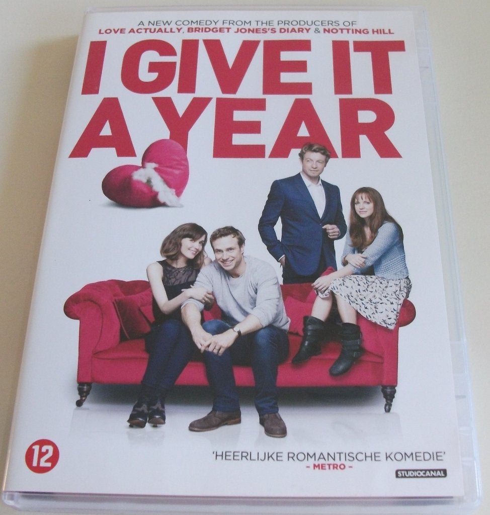 Dvd *** I GIVE IT A YEAR *** Zullen ze het halen?, Vanaf 12 jaar, Ophalen of Verzenden, Zo goed als nieuw, Romantische komedie