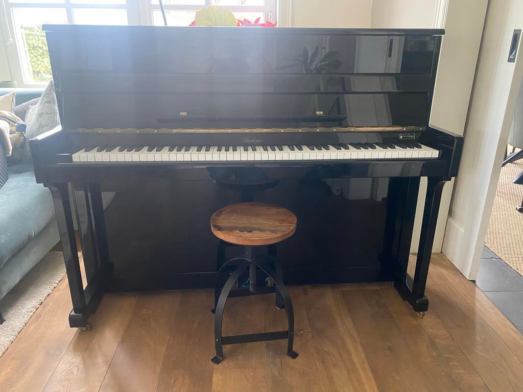 Bechner piano, Muziek en Instrumenten, Piano's, Ophalen, Gebruikt, Zwart, Piano