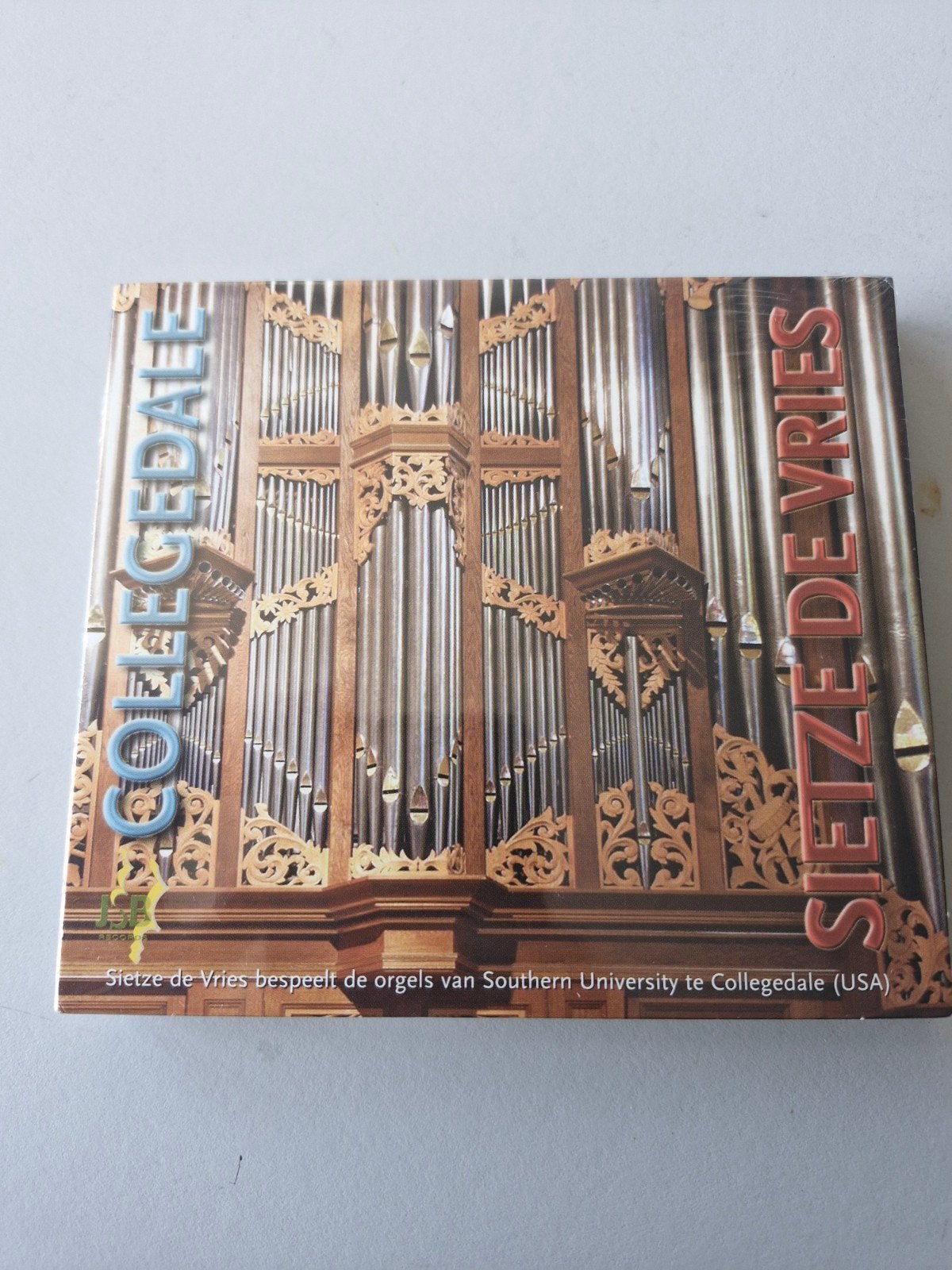 Orgel Dubbel CD Sietze de Vries - Collegedale, Ophalen of Verzenden, Zo goed als nieuw, Album, Inclusief boekje