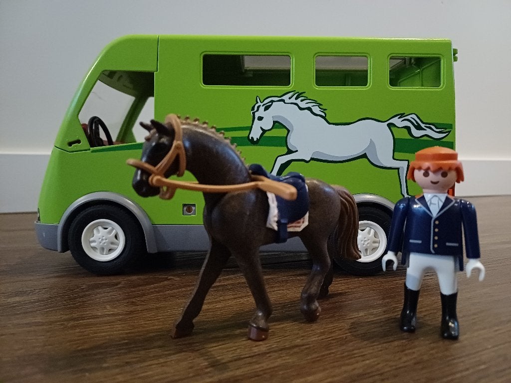 PLAYMOBIL Country Paardenvrachtwagen – 6928, Complete set, Voertuig, Ophalen of Verzenden, Zo goed als nieuw