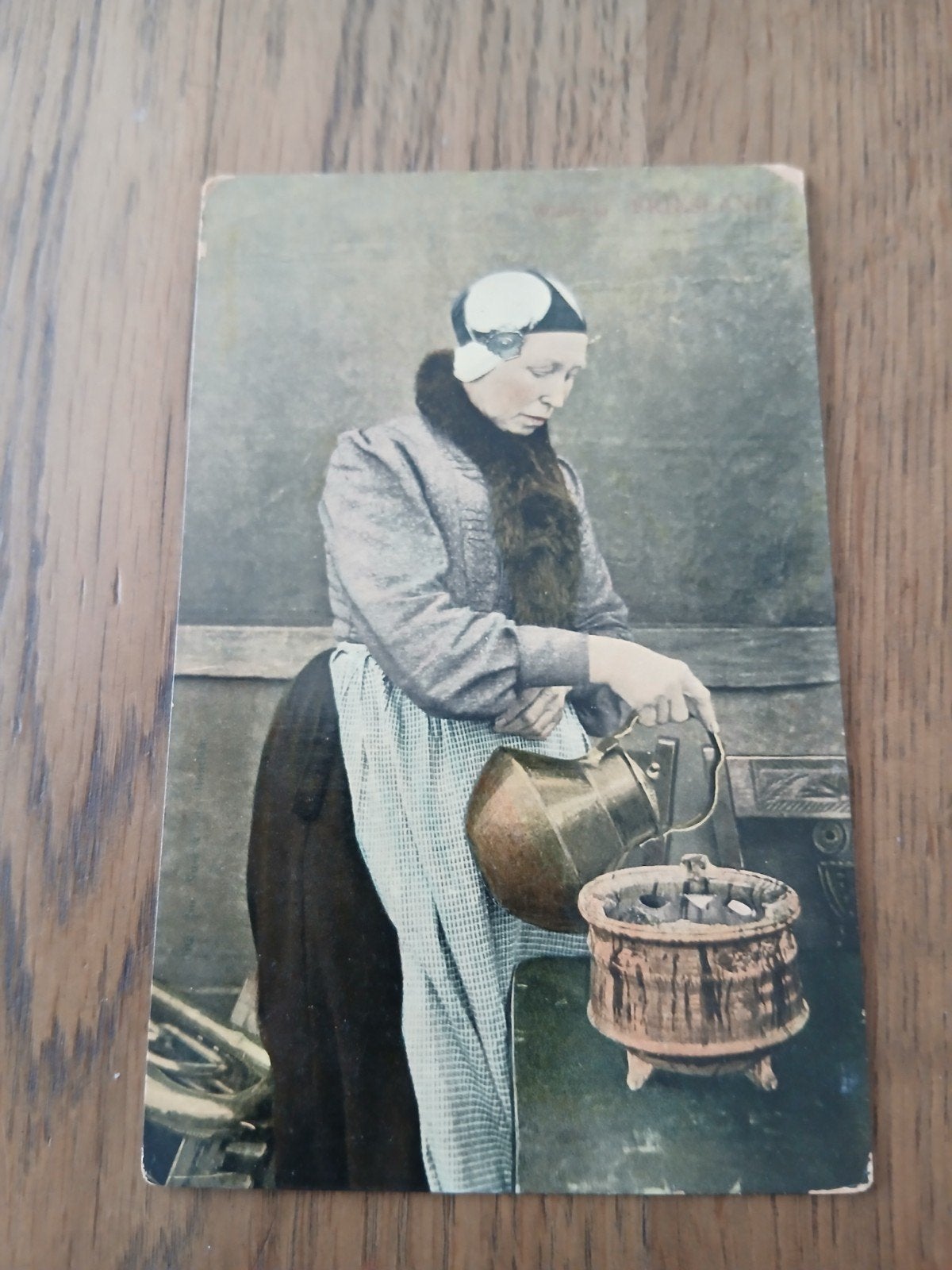 ANSICHTKAART  BOERIN -HUISHOUDEN ?, Verzenden, 1920 tot 1940, Gelopen, Overige thema's