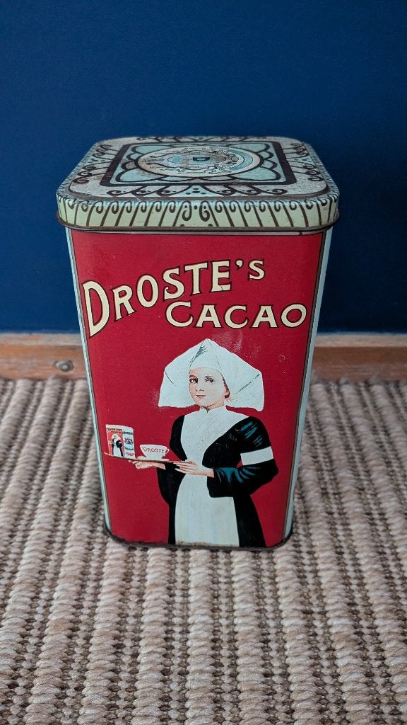 Droste Cacao blik, Verzamelen, Blikken, Ophalen, Gebruikt, Overige, Droste