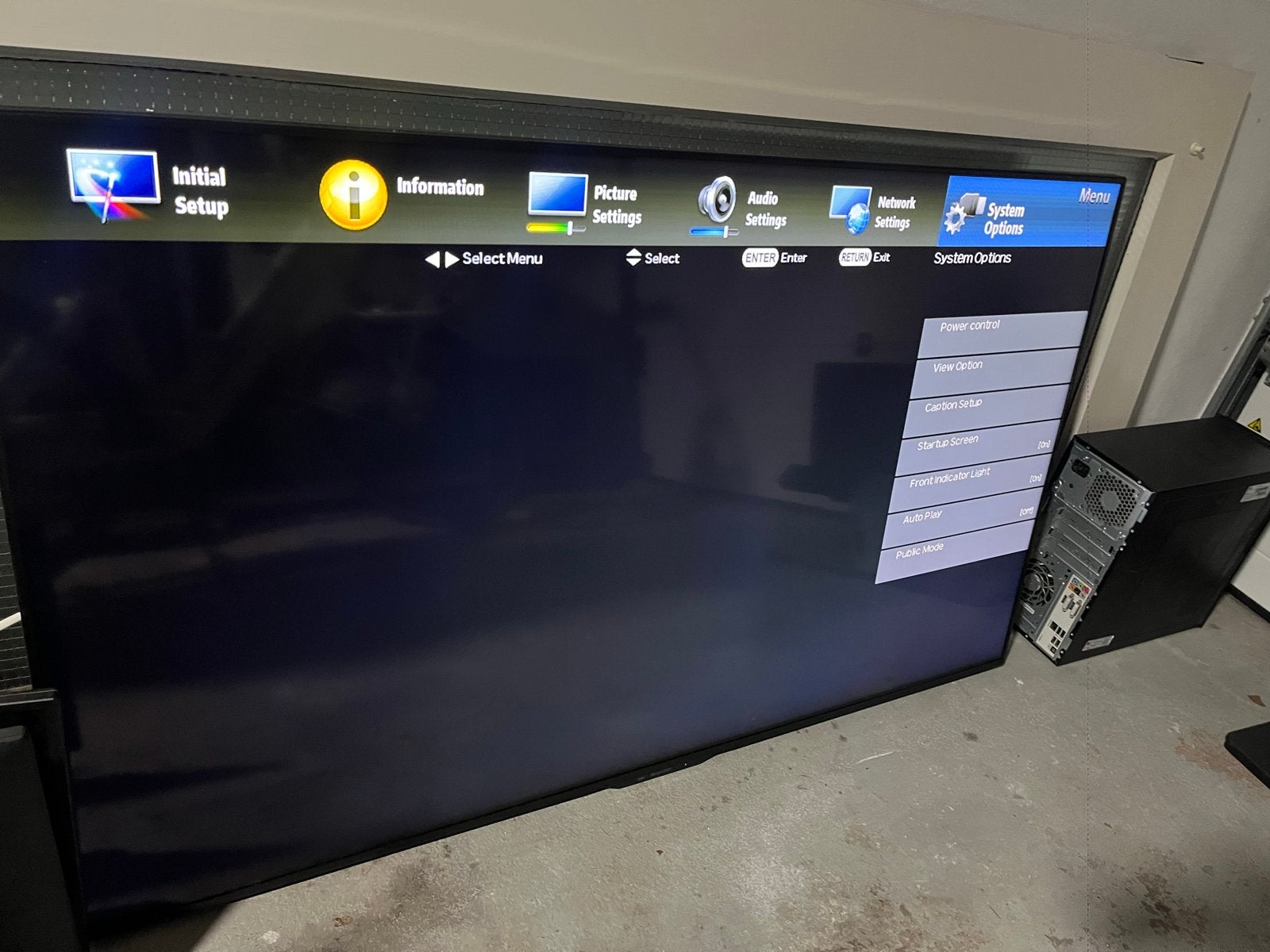Sharp PN-Q601E 60 inch Full HD monitor, Computers en Software, Ophalen, Gebruikt, Full HD, LED