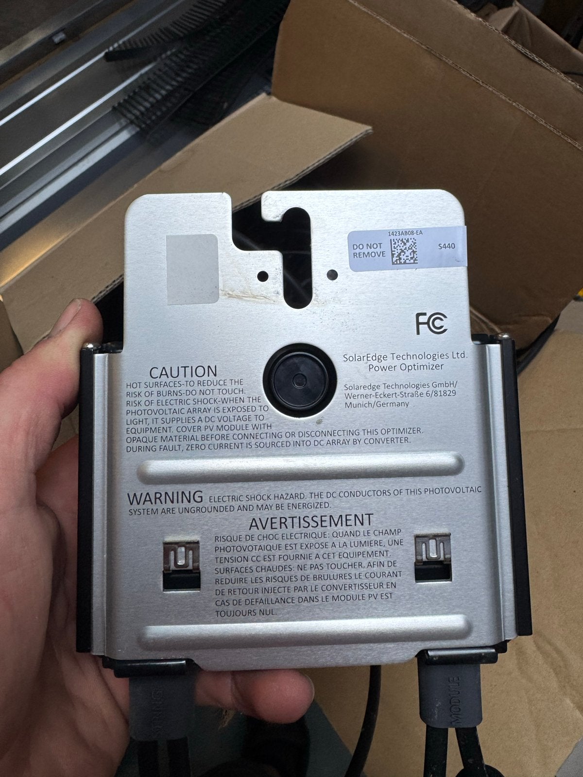 SolarEdge Power Optimizer S440-1GM MRM - Zo goed als nieuw, Ophalen, Zo goed als nieuw, Overige typen
