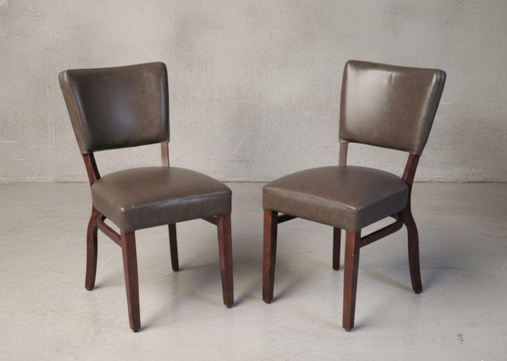85 x cafestoelen bruin hout cafe bistro horeca stoelen, Bruin, Ophalen of Verzenden, Zo goed als nieuw, Vijf, Zes of meer stoelen