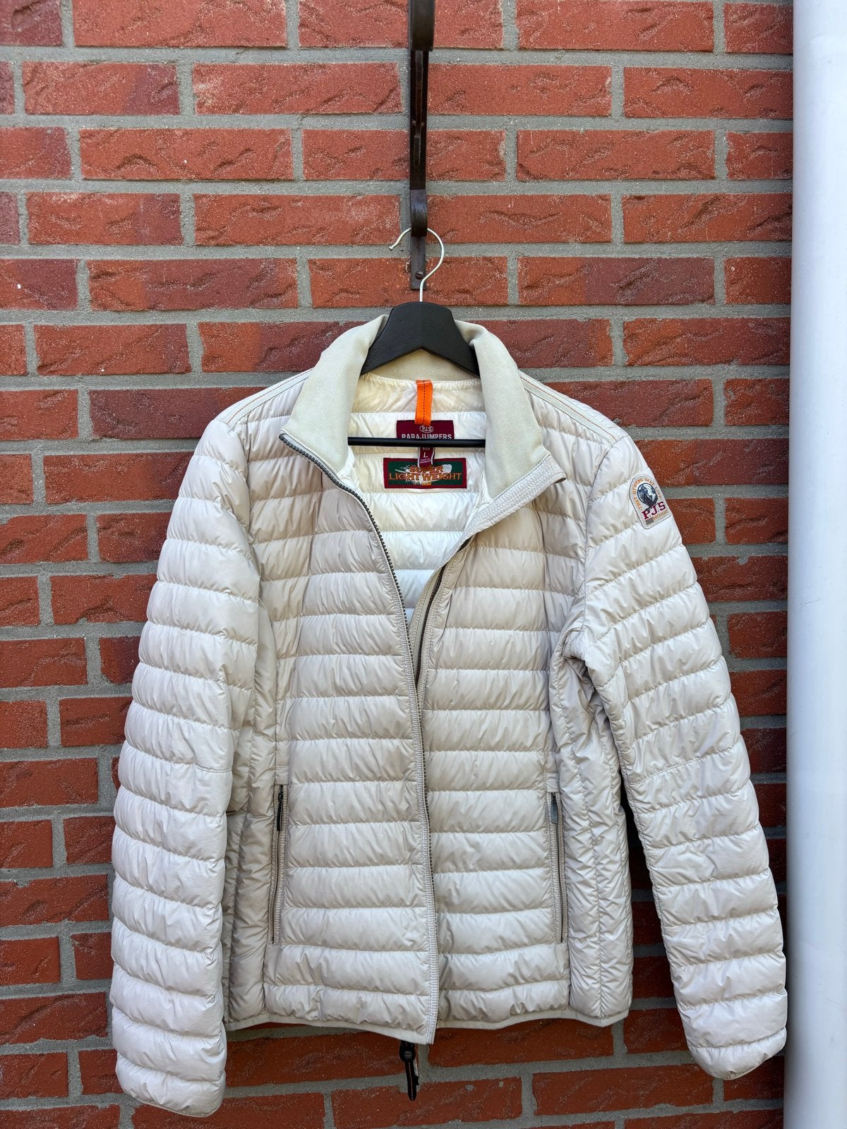 Parajumpers Super Lightweight Jas Maat L, Kleding | Dames, Jassen | Zomer, Ophalen, Zo goed als nieuw, Maat 42/44 (L), Beige