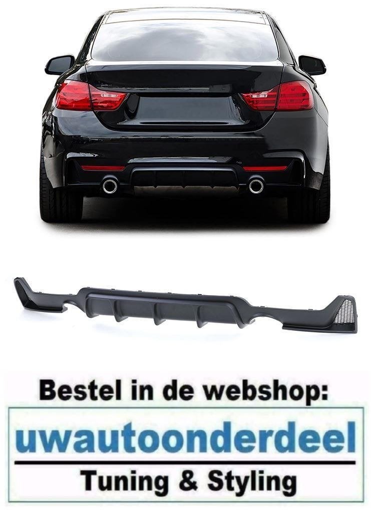 M Pakket Diffuser Mat Zwart Geschikt Voor Bmw 4 serie F32 F3, Verzenden, Automotive Parts, A.parts@hotmail.nl, Trasmolenlaan 12 3447 GZ Woerden