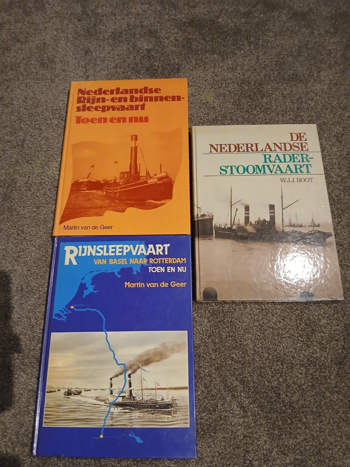 WD015 3 boeken over sleepvaart en stoomschepen, Ophalen of Verzenden