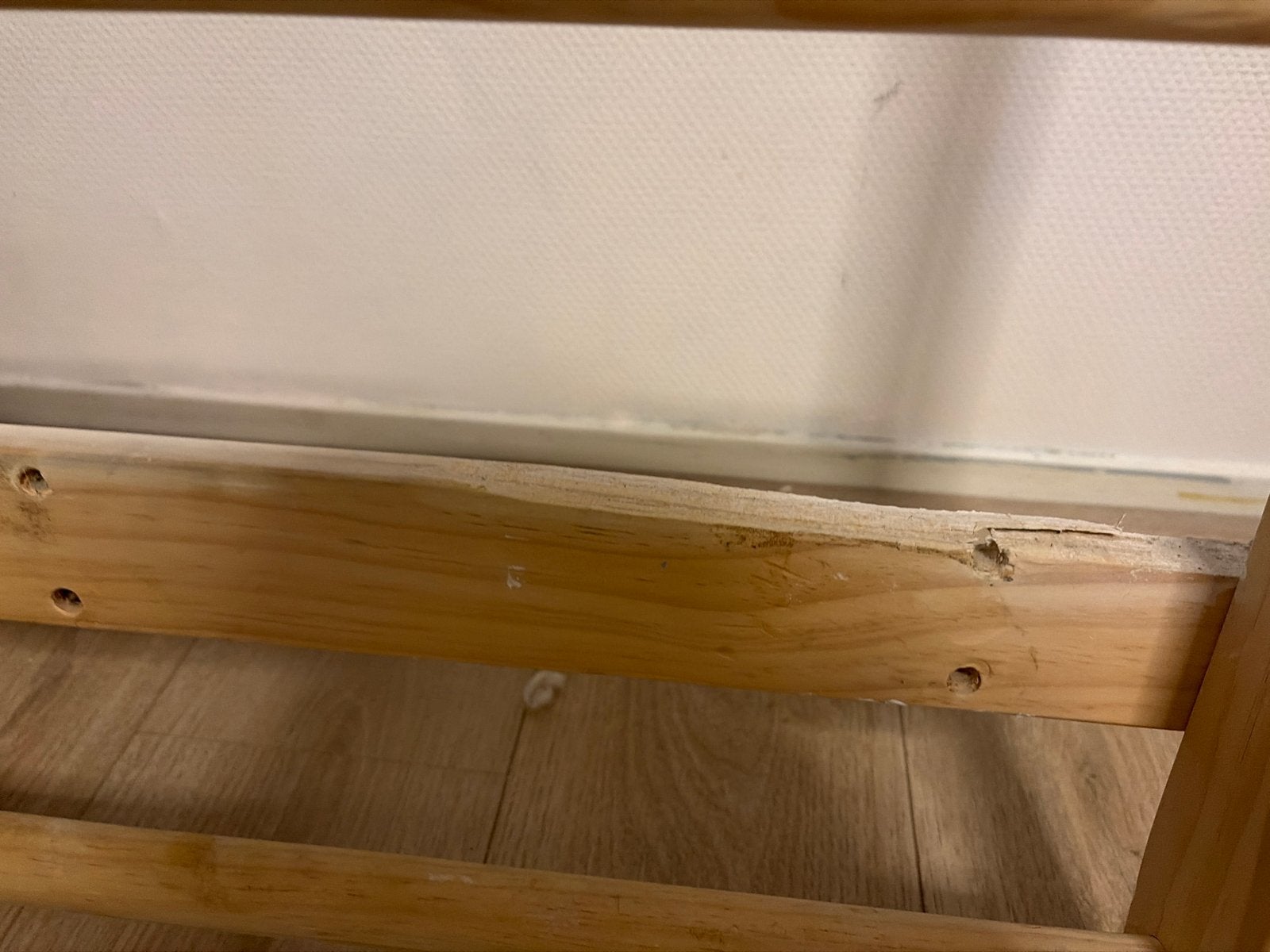 Wandrek/Klimrek met touw - Gratis af te halen (beschadigd), Ophalen of Verzenden, Gebruikt, Klimwand