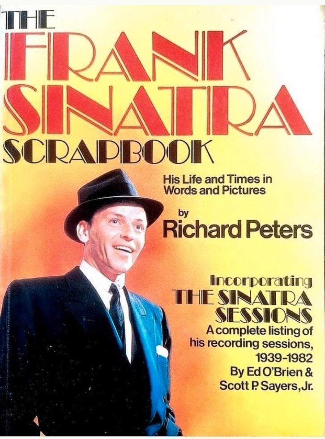 BOOK  FRANK SINATRA - Recording Sessions Scrapbook, Boeken, Ophalen of Verzenden, Gelezen, Artiest