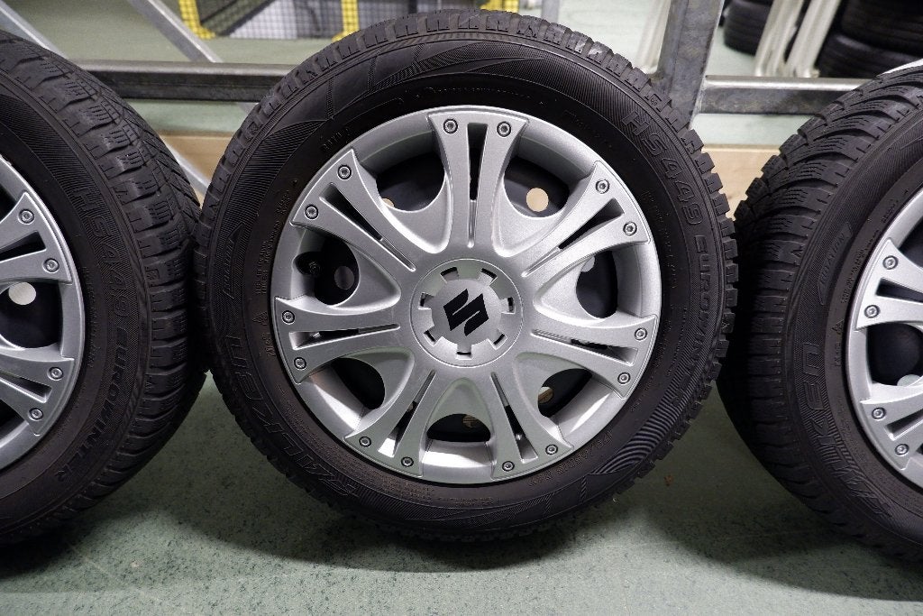 Winterbanden op velg voor Suzuki Swift, Ophalen, Gebruikt, 15 inch, 175 mm