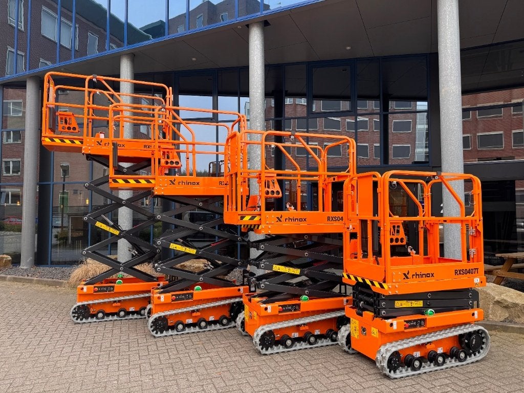2026 - elektrische rups hoogwerker - 6 mtr - Rhinox RXS0407T, Zakelijke goederen, Machines en Bouw | Liften, Steigers en Ladders
