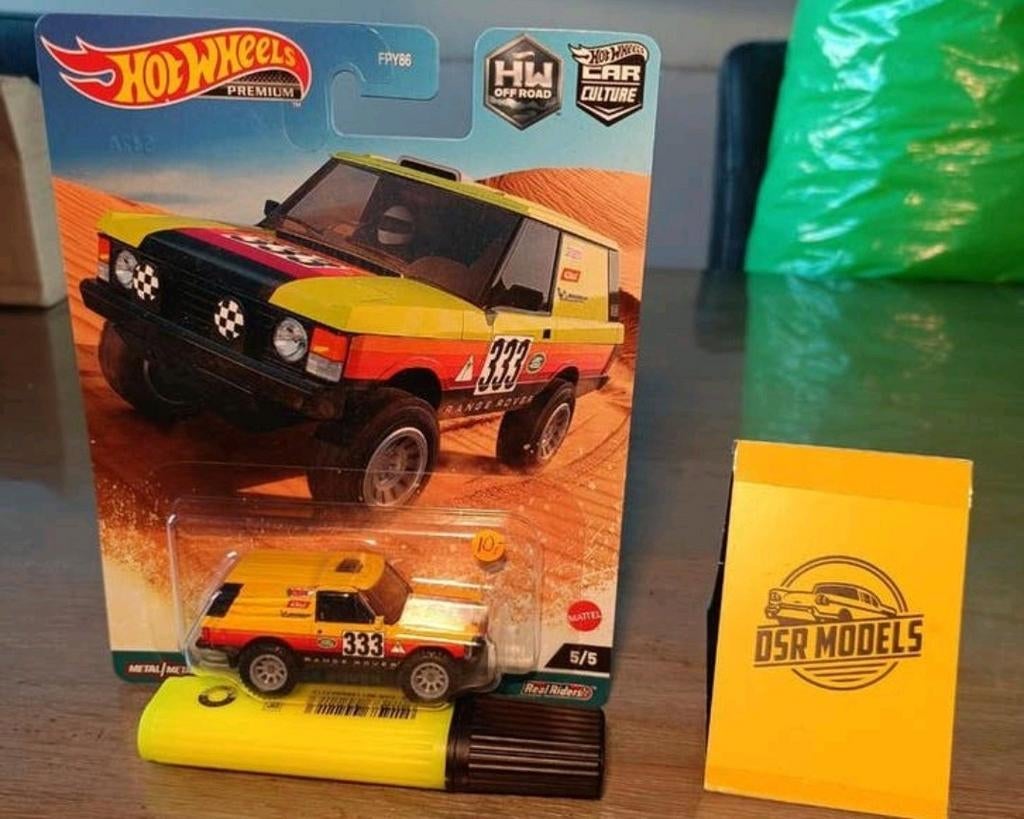 1:64 HotWheels Car Culture Range Rover Classic, S, Auto, R, Nieuw