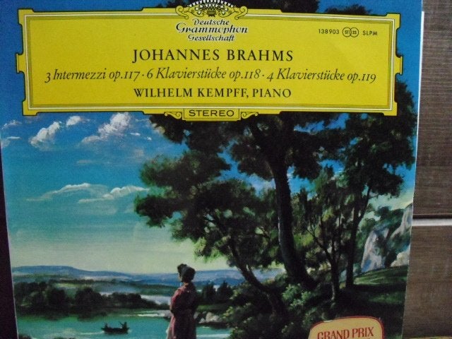 Brahms - Kempff "Klavierstucke Op.118 & Op.119" (DG) LP, LP, Brahms, Ophalen of Verzenden, Romantiek