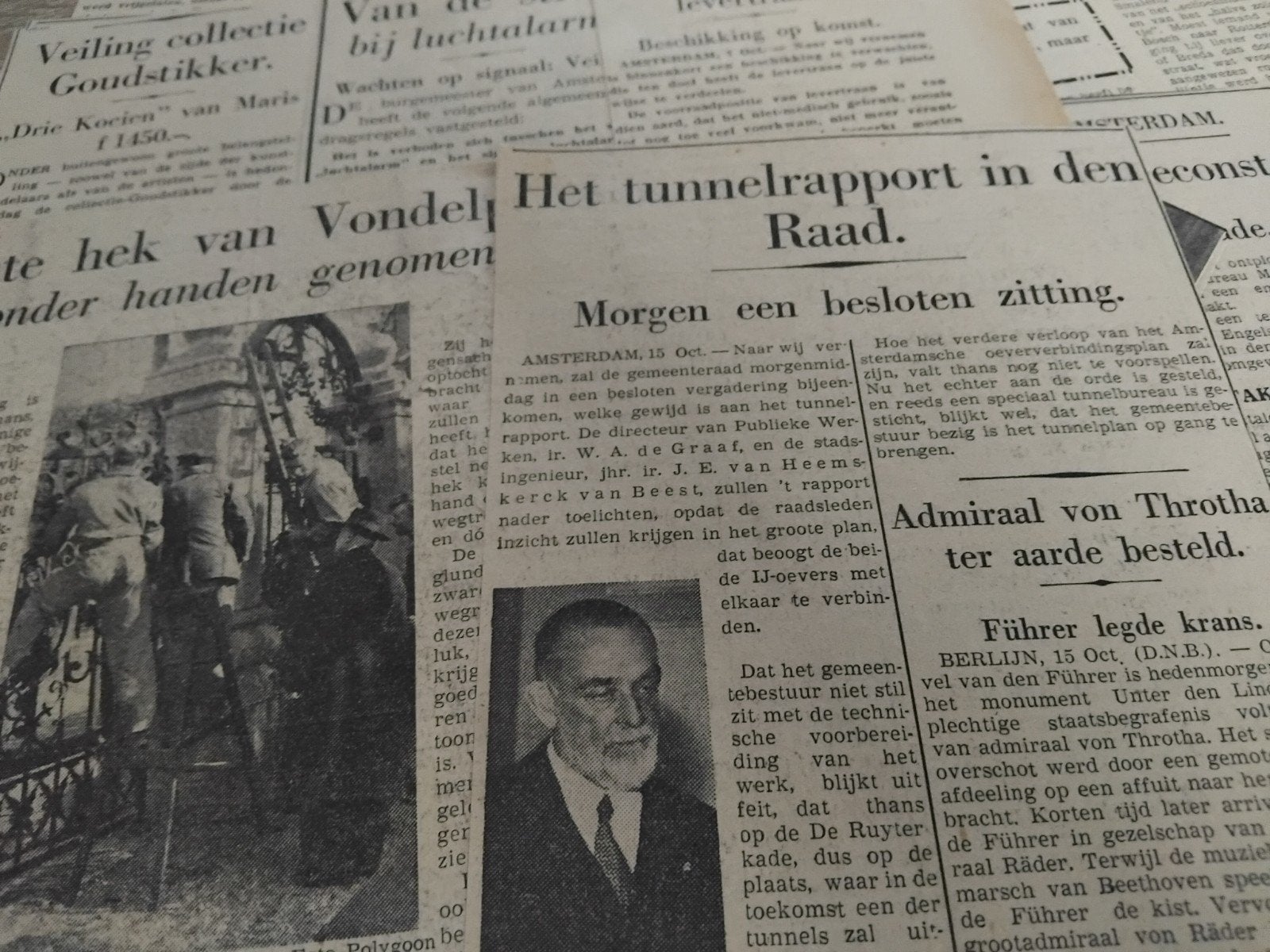 knipsels Amsterdam 1940, Ophalen of Verzenden