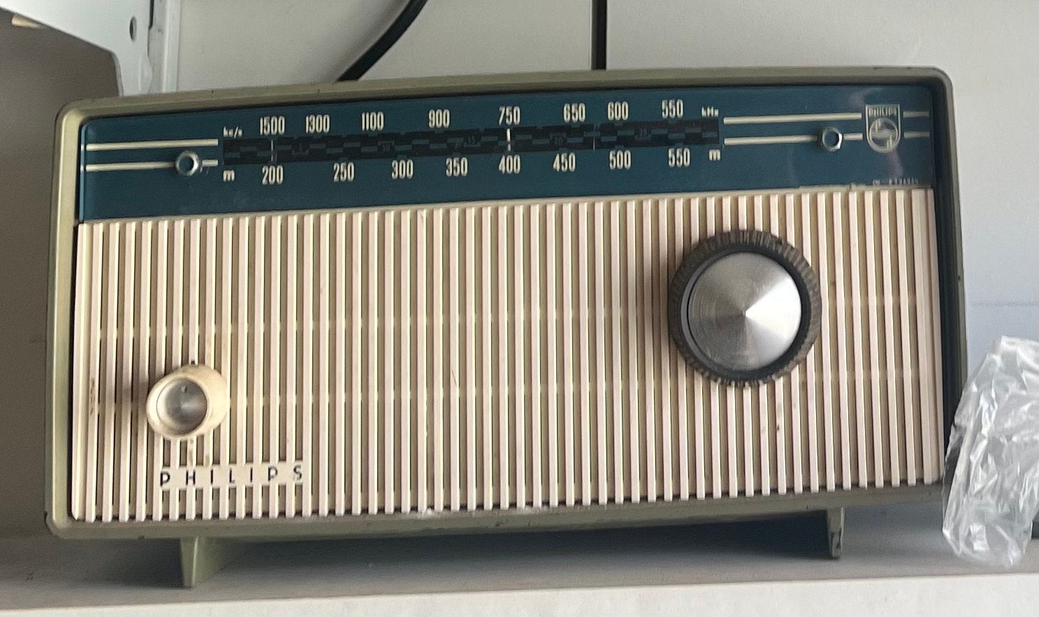Vintage buizen radio, Antiek en Kunst, Ophalen of Verzenden