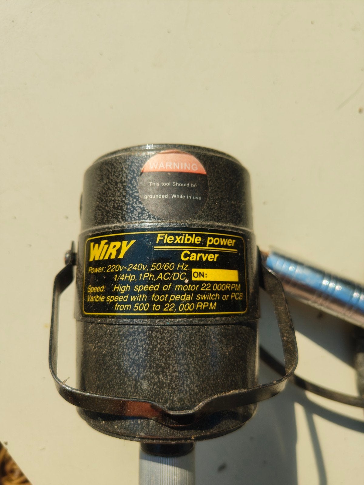 WIRY Flexible Power Carver - Elektrische Freesmachine, Ophalen of Verzenden, Elektrisch, Overige soorten