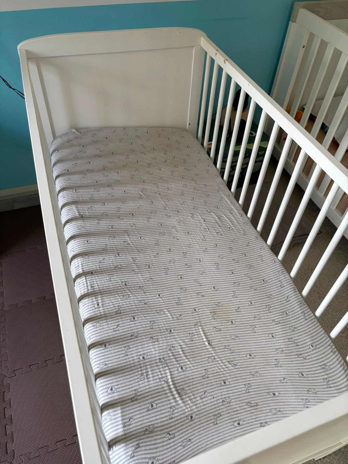 ledikant 60x120cm met Matras, Kinderen en Baby's, Babywiegjes en Ledikanten, Ophalen, Gebruikt, Ledikant