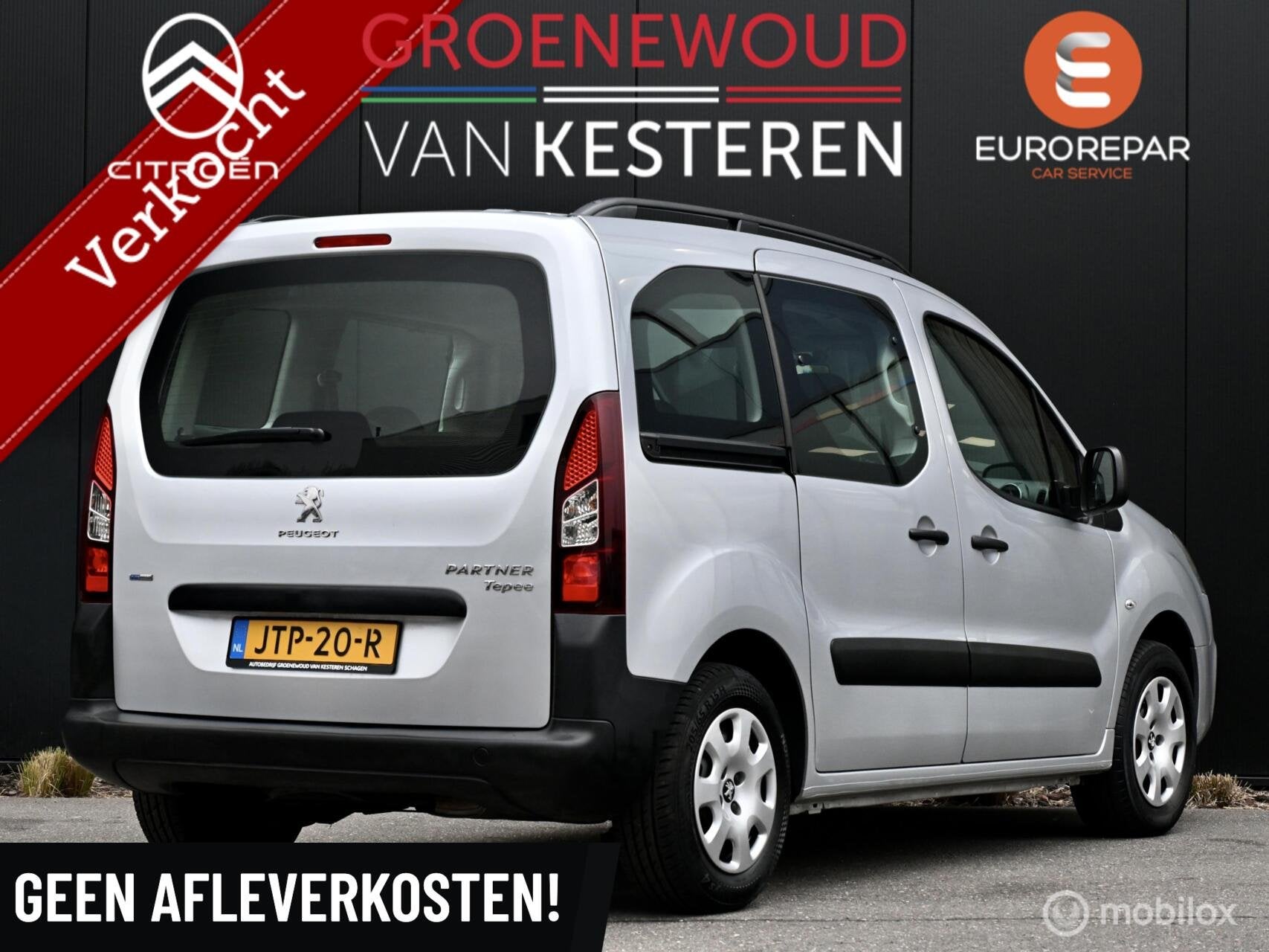 Peugeot Partner Tepee 110pk Allure I Navi I Airco I Cruise I, Auto's, Voorwielaandrijving, 12 maanden, Stof, Gebruikt