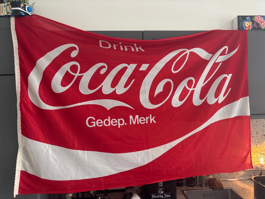 Vlag coca cola, Diversen, Ophalen of Verzenden