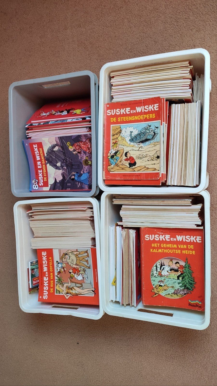 Complete serie Suske en Wiske, Ophalen of Verzenden, Kwartet(ten)