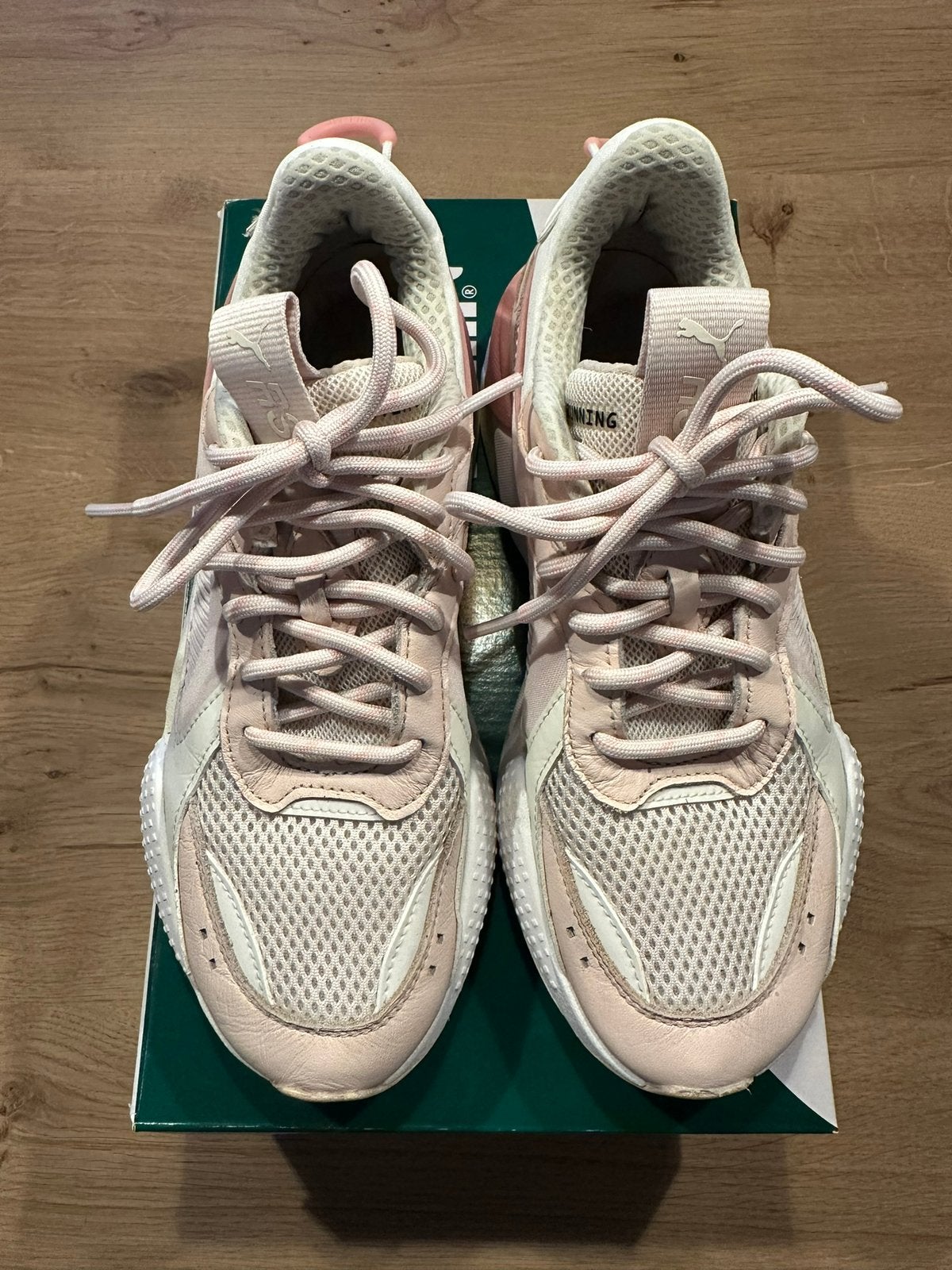 Puma RS-X Tracks Mauve Morn/Marshmallow maat 39, Verzenden, Sneakers of Gympen, Roze, Gedragen