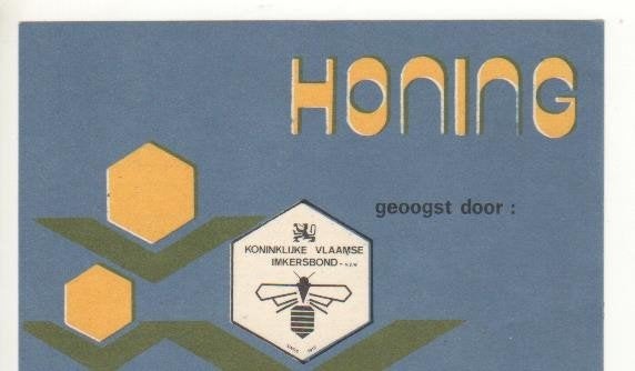 Honingpotetiket Belgie, Koninklijke Vlaamse Imkerbond, Ophalen of Verzenden, Nieuw, Overige typen
