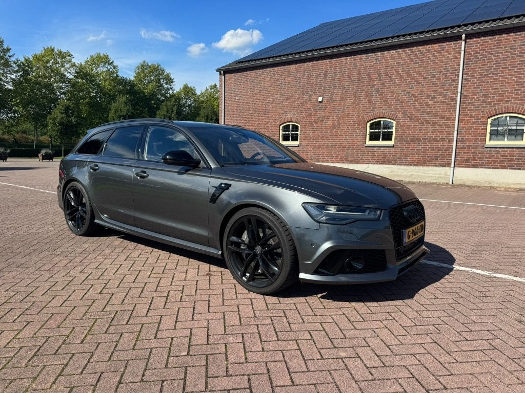 Audi RS6 | 2016 | ABT uitgevoerd | Daytona Grijs | Milltek, Automaat, Dealer onderhouden, 10 km/l, Stationwagon