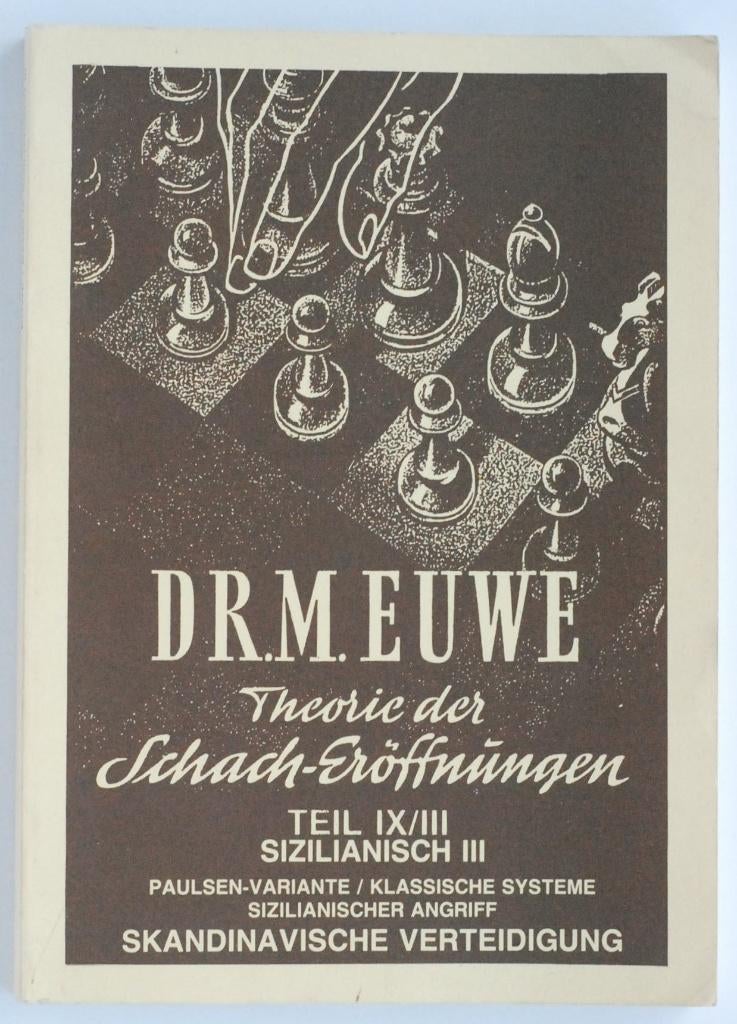 Theorie der Schach-Eröffnungen Teil IX - Dr. M. Euwe (1987), Verzenden, Minder dan 500 stukjes, Zo goed als nieuw, Schaken